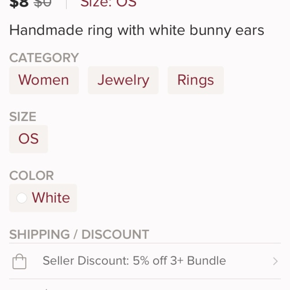Bunny ring - Picture 2 of 6